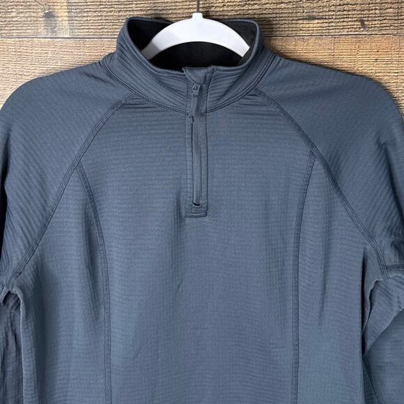 5.11 Tactical Stratos 1/4 Zip L/S Fleece Pullover Top Turbulence Gray Size Small - Picture 2 of 10
